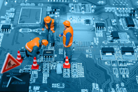 計算機維修主板 故障排查與視覺素材參考